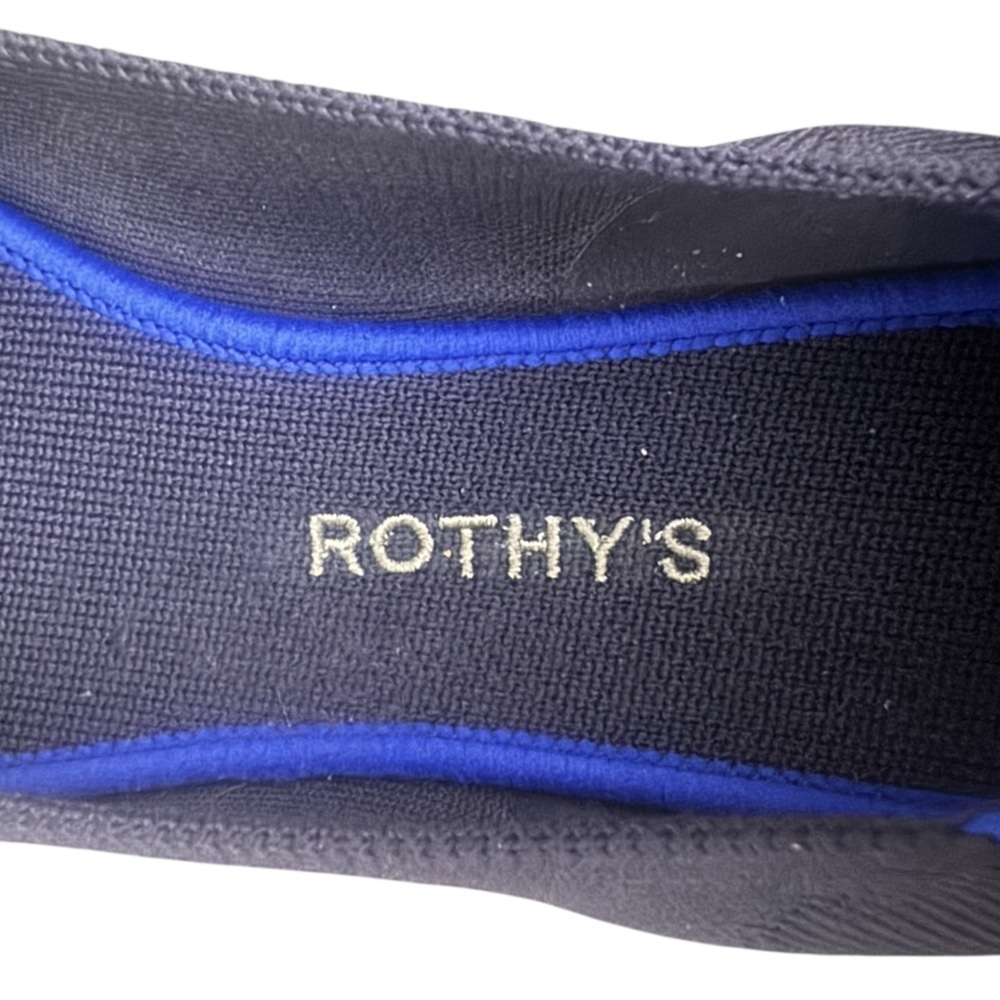 Rothy's The Flat Navy Blue Flats Size 10.5 - Picture 5 of 6